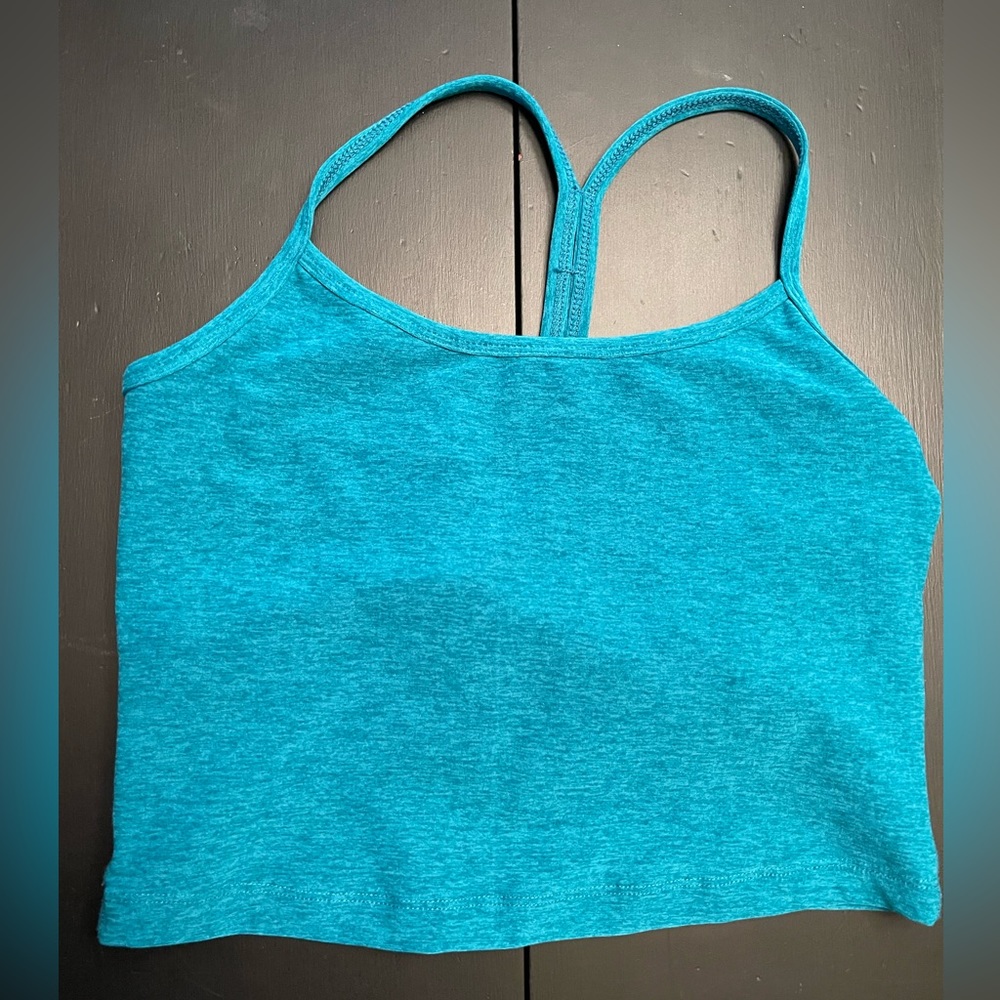 Beyond yoga spacedye slim race back cropped tank small